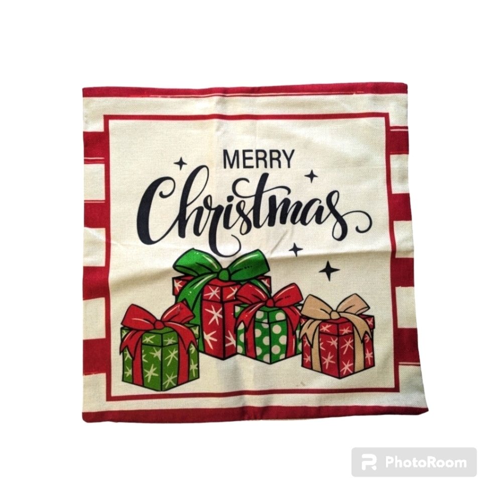 4pc set. Christmas Throw Pillow Covers.
